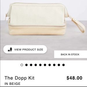 BEIS dopp kit, brand new